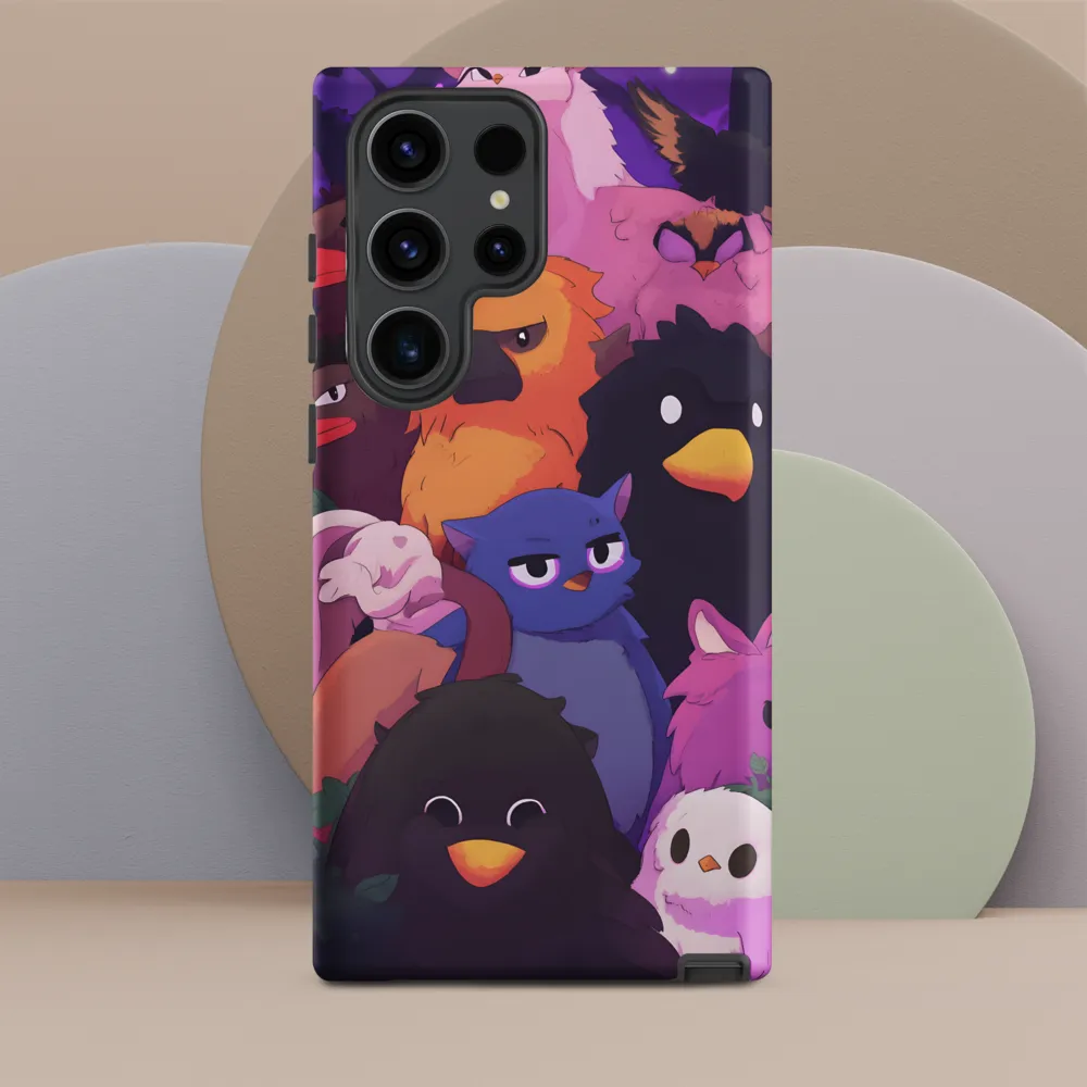 Whimsical Avian Gathering