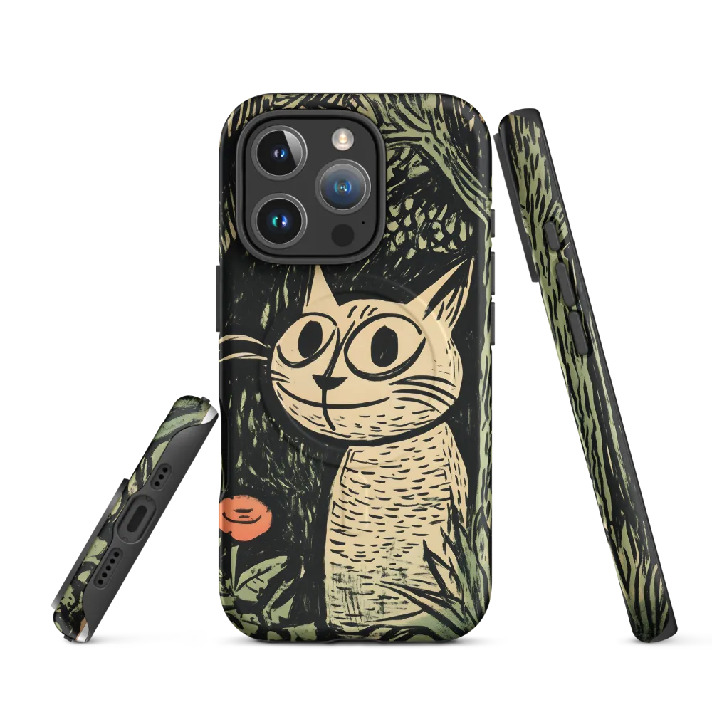 Whimsical Cat in the Forest