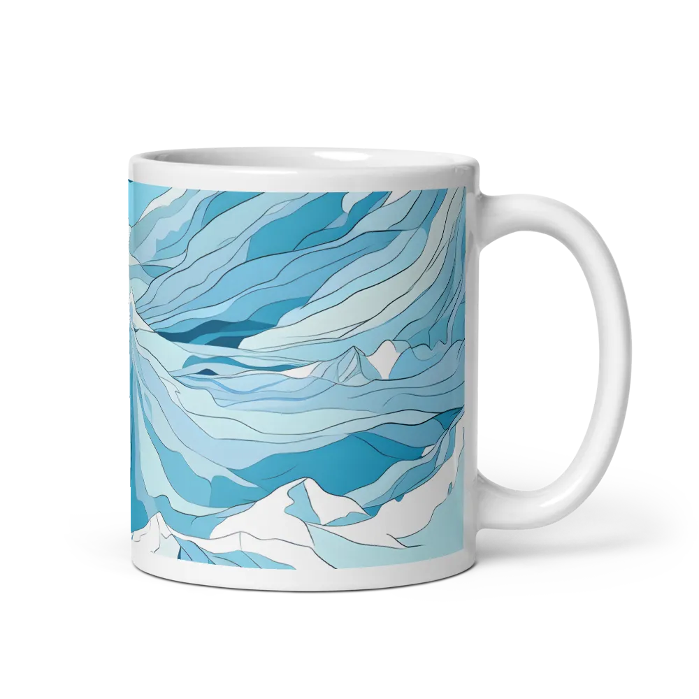 Majestic Peaks of Serenity | Mug with White inside | 11 oz