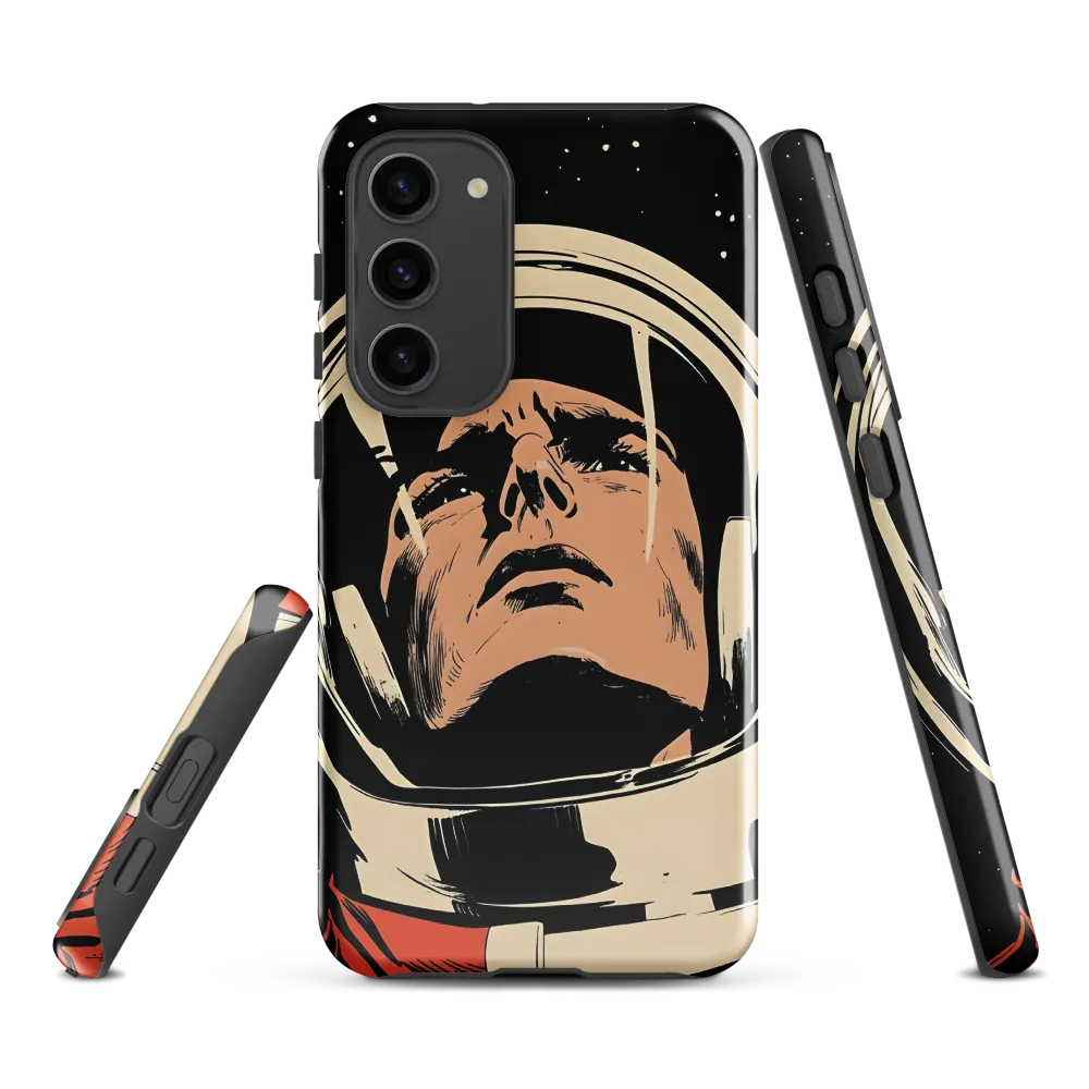 Gaze of the Astronaut | Phone Case |  S23 Plus | Tough Case | Glossy