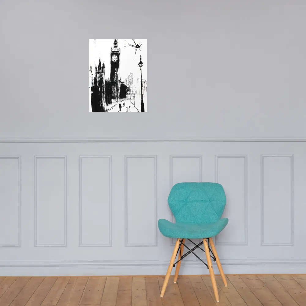 Clock Tower in Motion | Poster | 16″×20″