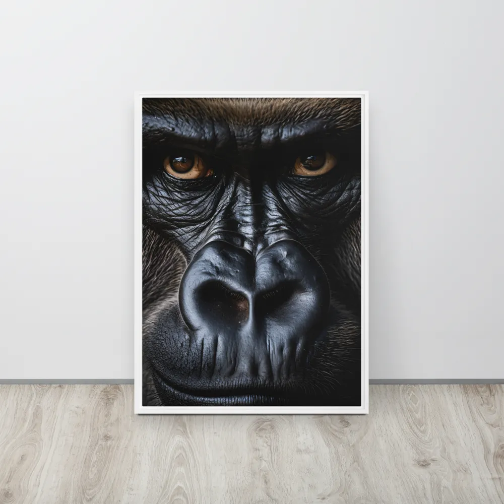 Gaze of the Wild: A Gorilla's Portrait