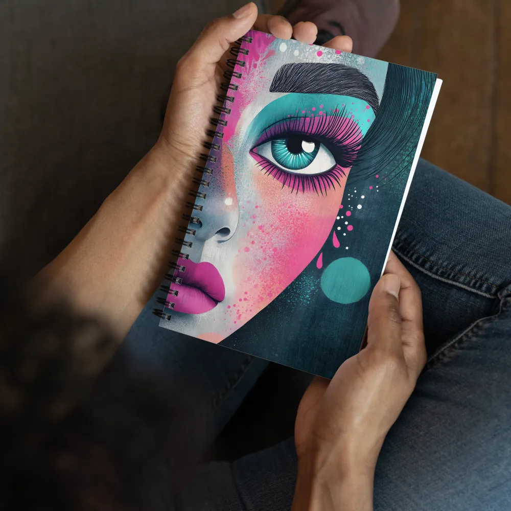 Vibrant Gaze | Spiral Notebook