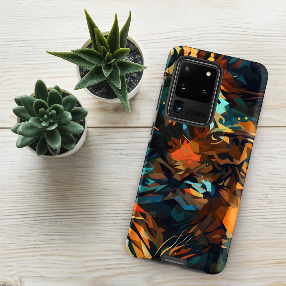 Wild Symphony: Abstract Tigers | Phone Case |  S20 Ultra | Tough Case | Matte