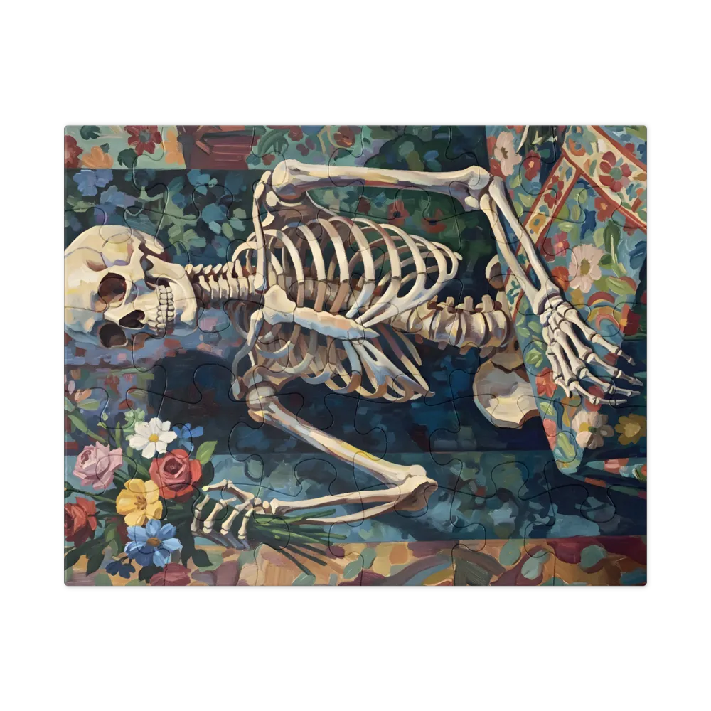 Bouquet for the Afterlife 
 Jigsaw Puzzle in Tin Box