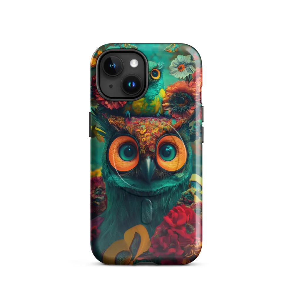 Majestic Harmony: The Floral Owl