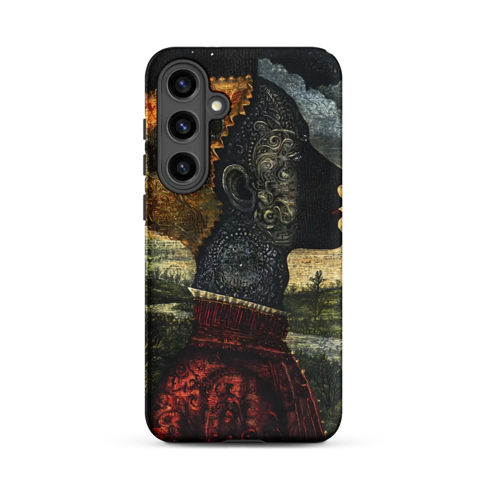 Gilded Duality — Profile at Night