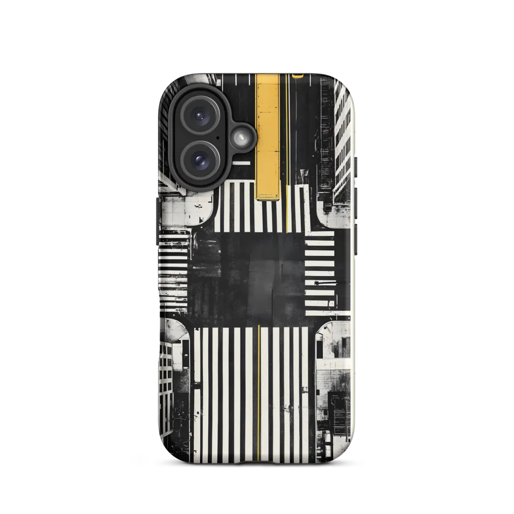 Urban Symphony: Aerial Intersection | Phone Case