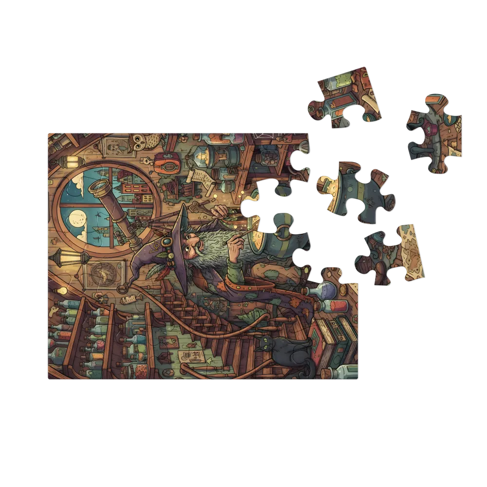 Wizard's Workshop 
 Jigsaw Puzzle in Tin Box