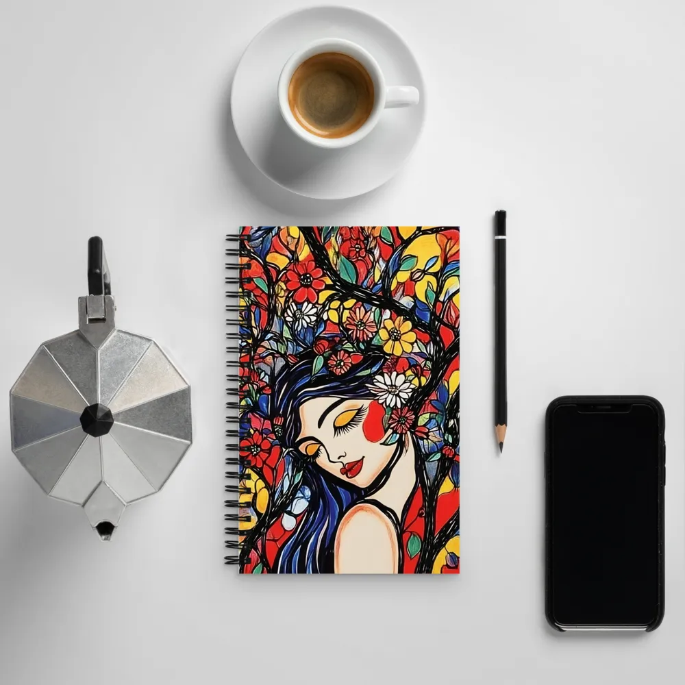 Harmony in Bloom | Spiral Notebook