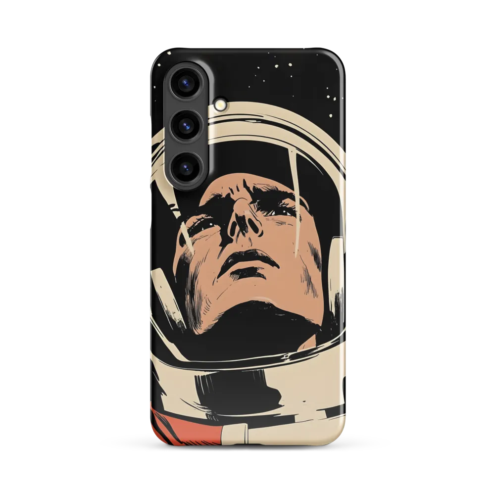 Gaze of the Astronaut | Phone Case |  S24 Plus | Snap Case | Glossy