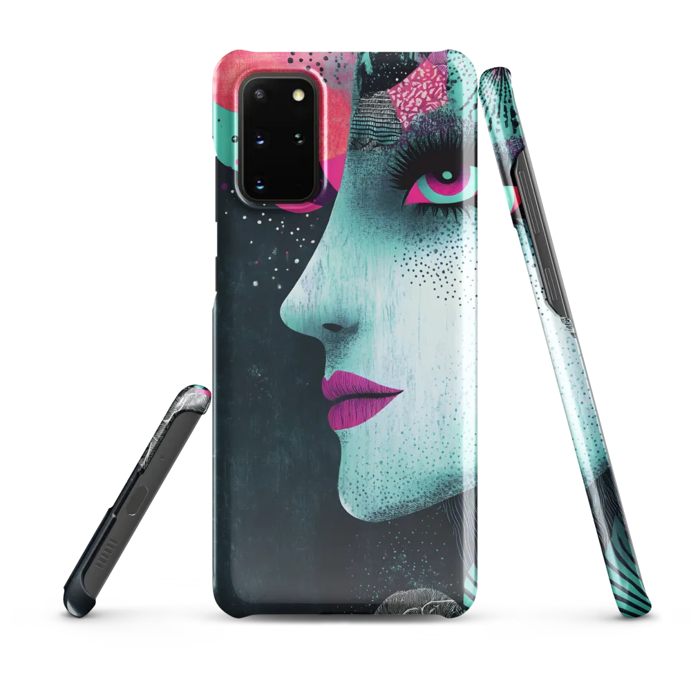 Mystical Beauty in Blue and Pink | Phone Case |  S20 Plus | Snap Case | Glossy