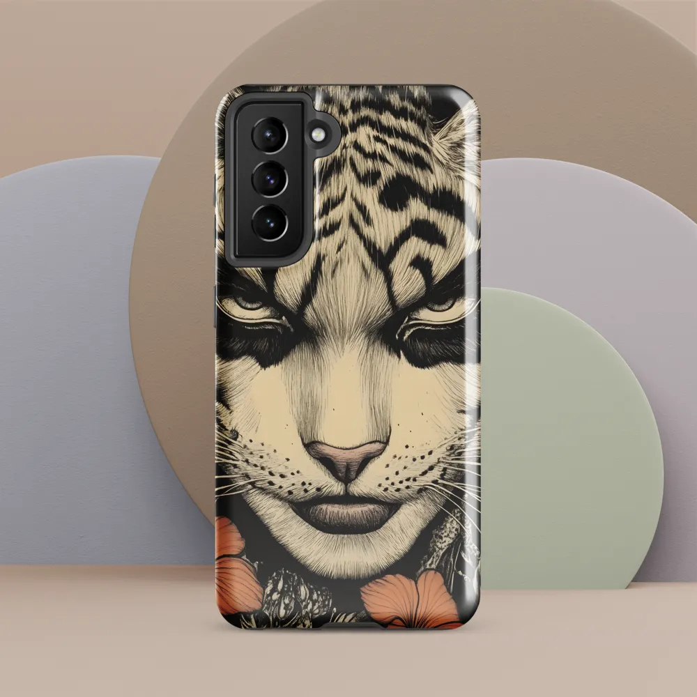 Feline Majesty: The Human-Leopard Connection | Phone Case |  S21 | Tough Case | Glossy