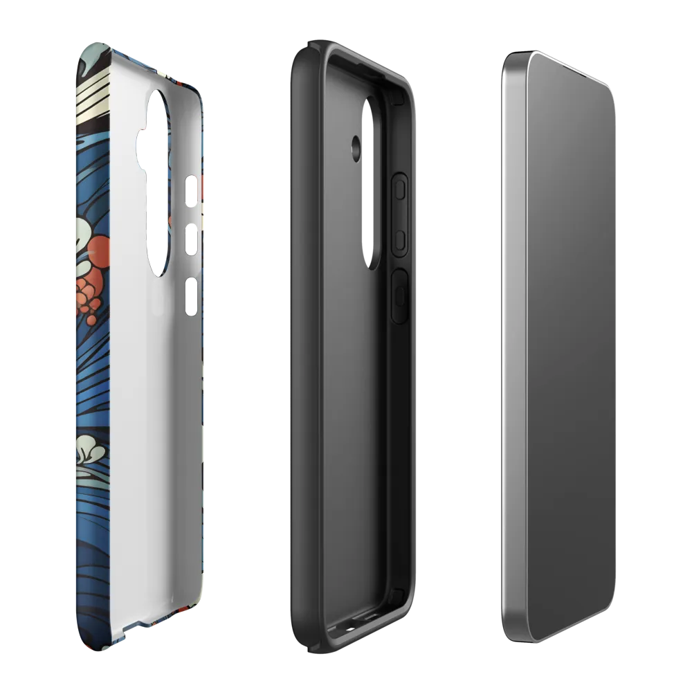 Nature's Elegance: An Oceanic Tapestry | Phone Case |  S24 Plus | Tough Case | Matte