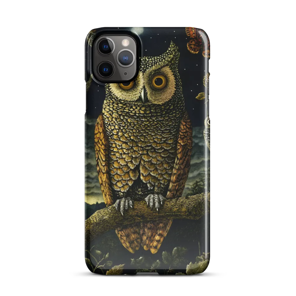 Mystical Night: The Guardian Owl | Phone Case |  11 Pro Max | Snap Case | Glossy