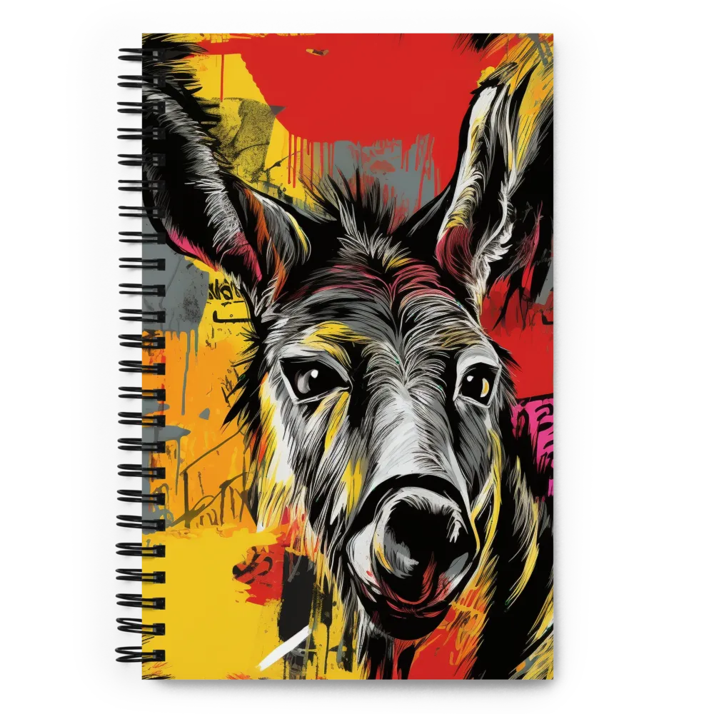 Playful Kangaroo Unleashed | Spiral Notebook