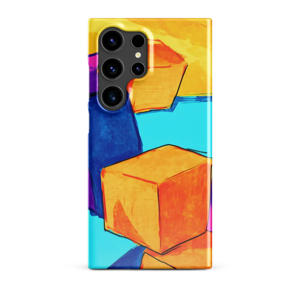 Playful Cubes in Vibrant Harmony