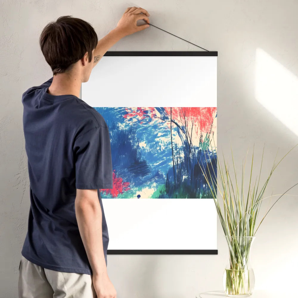 Whispers of Tranquility | Poster With Black Wood Hanger | 24″×36″