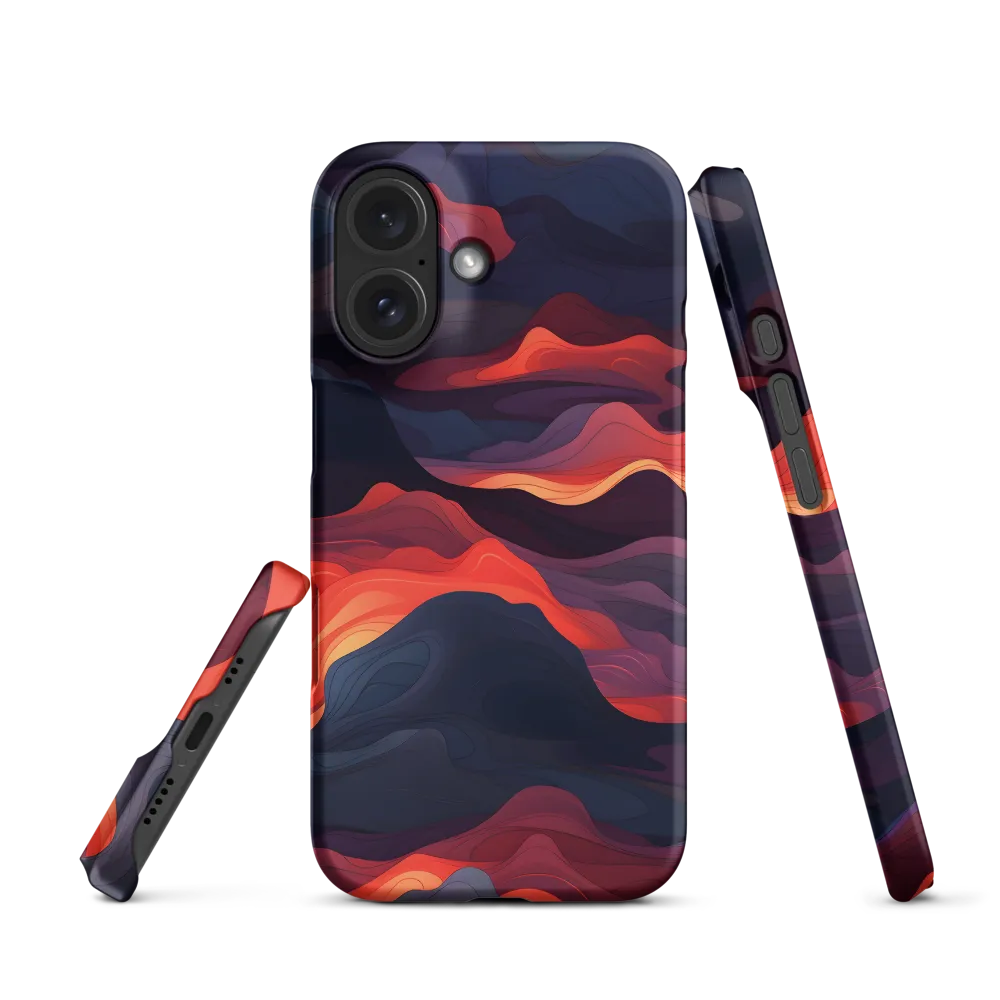 Ethereal Waves of Color | Phone Case |  16 | Snap Case | Matte