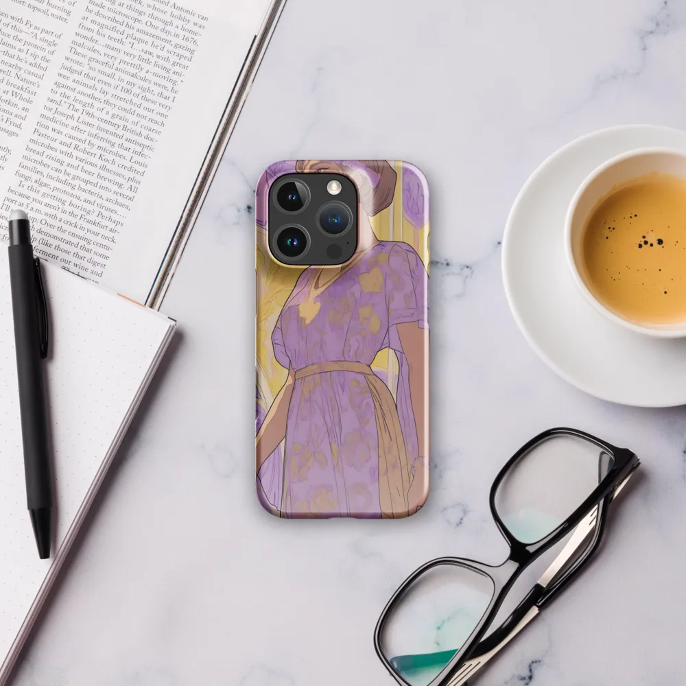 Elegance in Floral Harmony | Phone Case |  16 Pro | Snap Case | Glossy