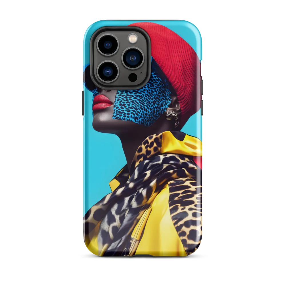 Bold Modernity: A Fashion Portrait | Phone Case |  14 Pro Max | Tough Case | Glossy