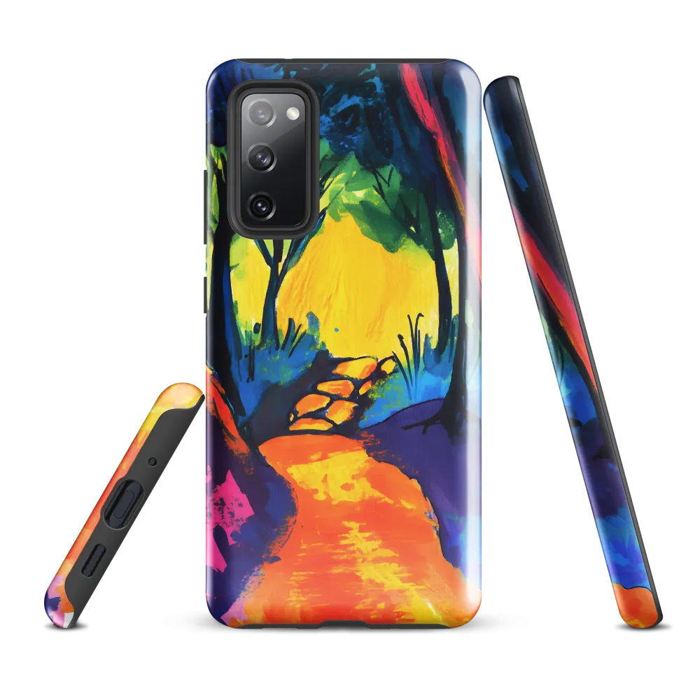 Path Through a Vibrant Forest