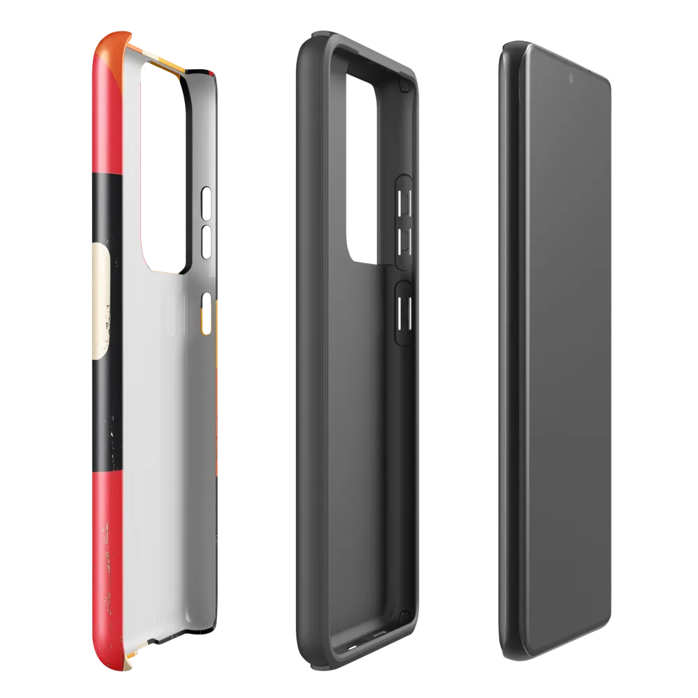 Colorful Curves: Numbers in Harmony | Phone Case |  S21 Ultra | Tough Case | Glossy
