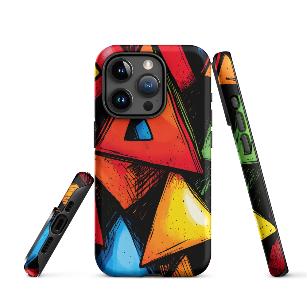 Vibrant Triangles in Abstract Harmony
