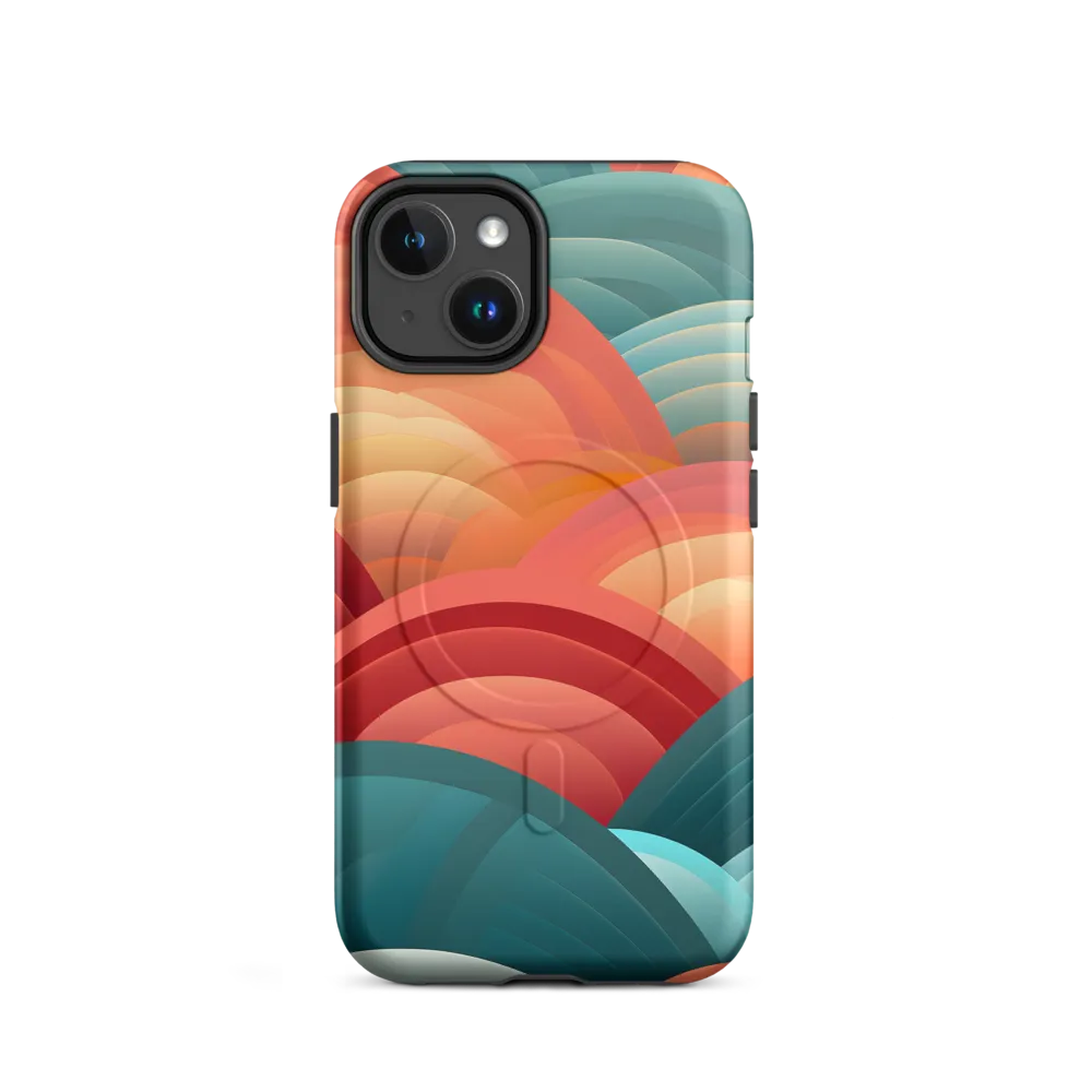 Rhythms of the Waves | Phone Case |  14 | MagSafe® Tough Case | Matte