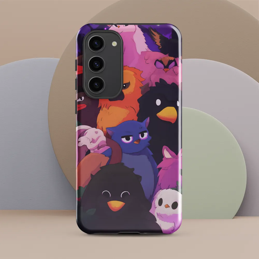 Whimsical Avian Gathering