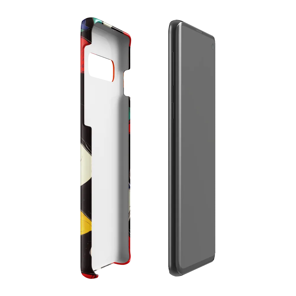 Vibrant Geometric Symphony | Phone Case |  S10 Plus | Snap Case | Glossy