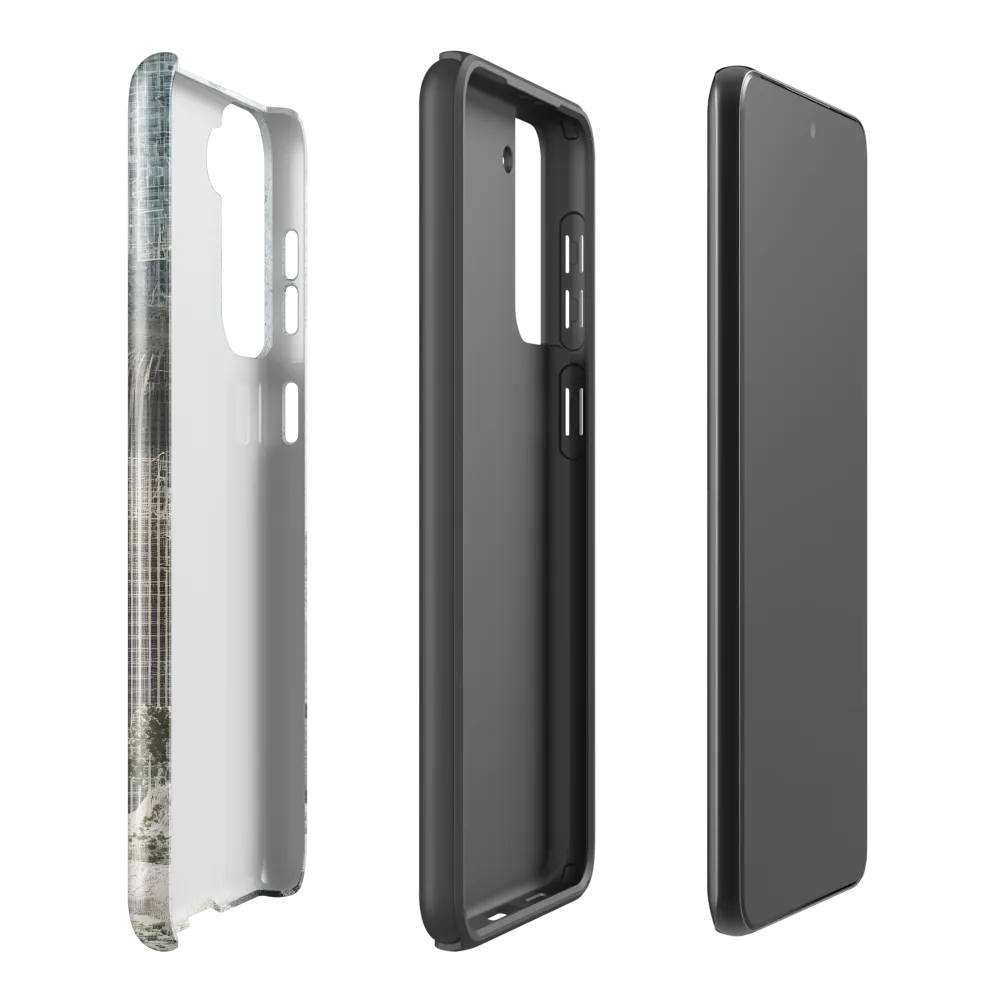 Ethereal Architectures: A Journey into the Future | Phone Case |  S21 Plus | Tough Case | Glossy