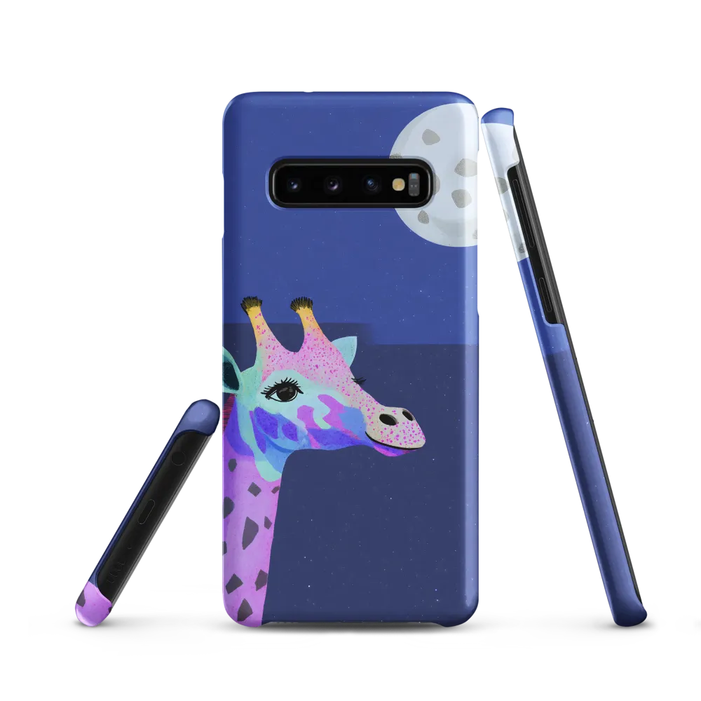 Whimsical Giraffe Under the Stars