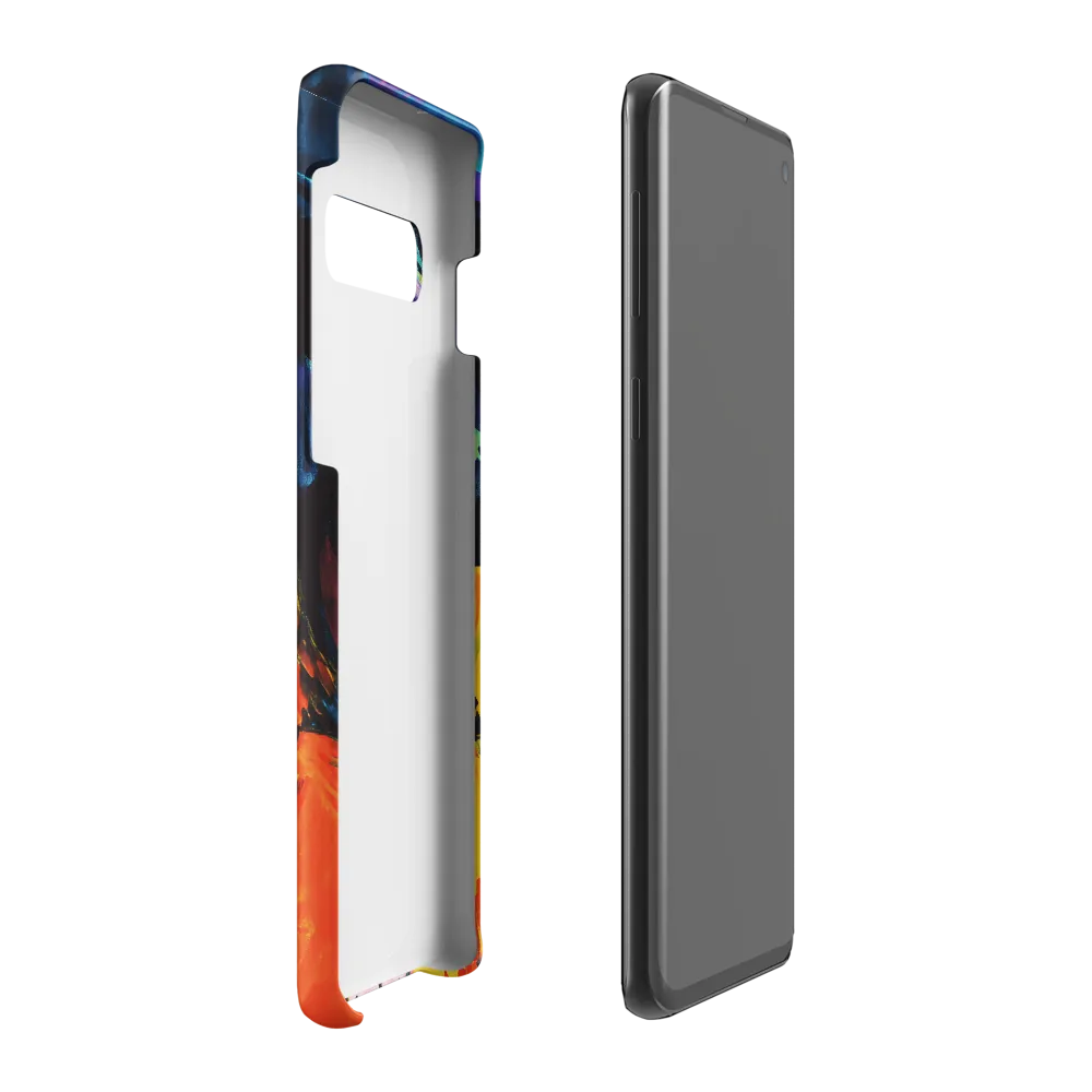 Vibrant Companions: An Expression of Canine Spirit | Phone Case |  S10 Plus | Snap Case | Matte