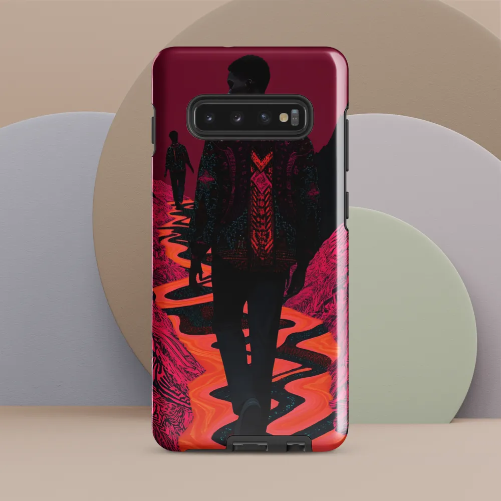 Journey Through the Vibrant Void | Phone Case |  S10 Plus | Tough Case | Glossy