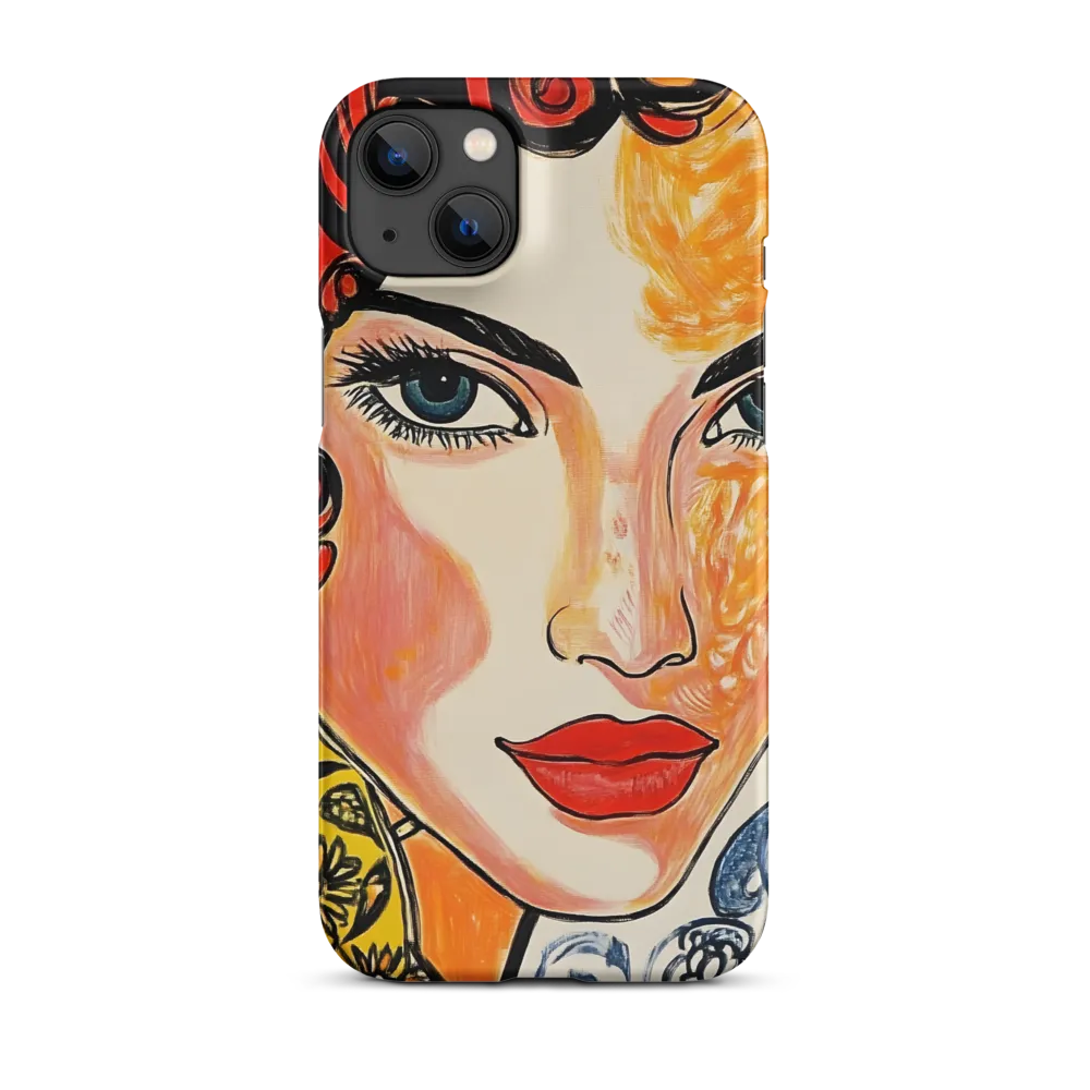 Fiery Elegance | Phone Case |  14 Plus | Snap Case | Matte