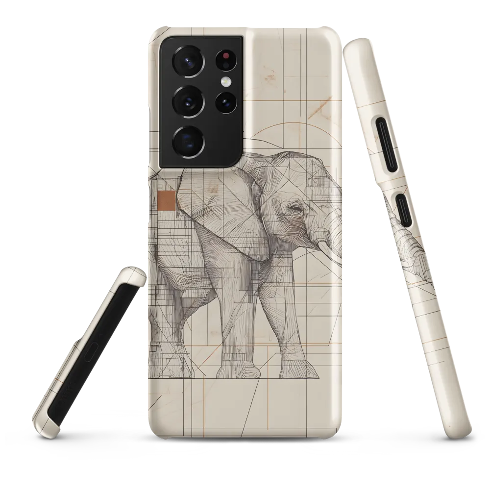 Geometric Elegance: The Steel Elephant