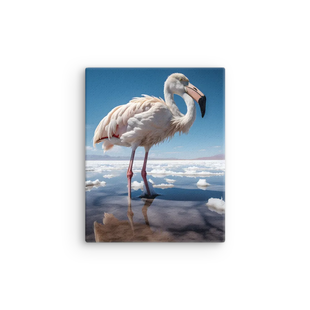 Graceful Solitude of a Flamingo