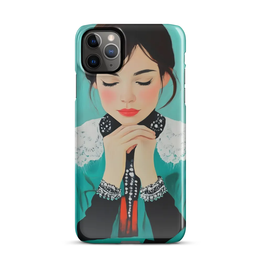 Serenity in Turquoise | Phone Case |  11 Pro Max | Snap Case | Glossy