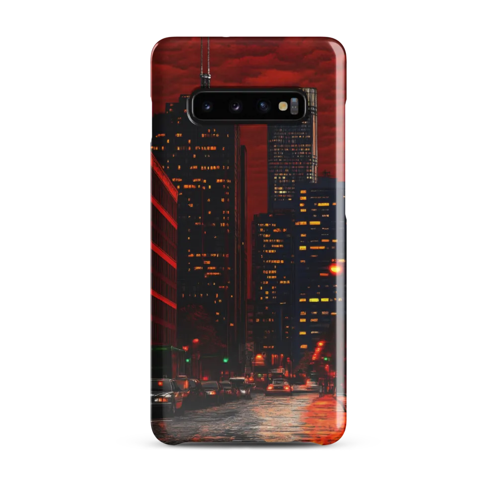 Eclipse Over Metropolis | Phone Case |  S10 Plus | Snap Case | Glossy