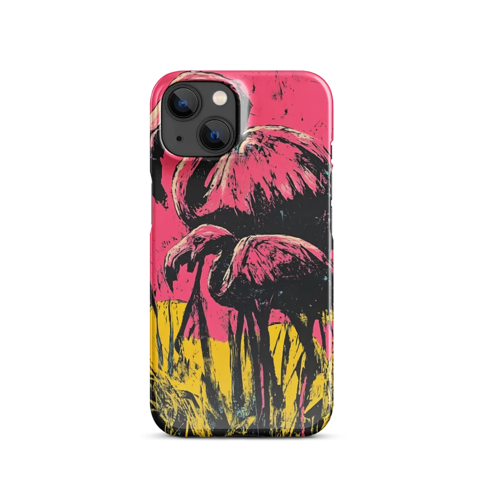 Flamingo Duet: A Pop Art Expression