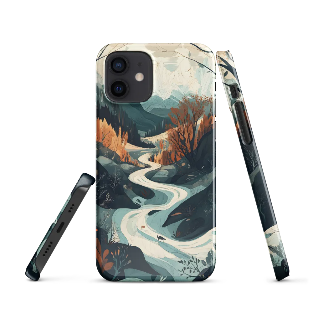 Winding Serenity: A Digital Landscape