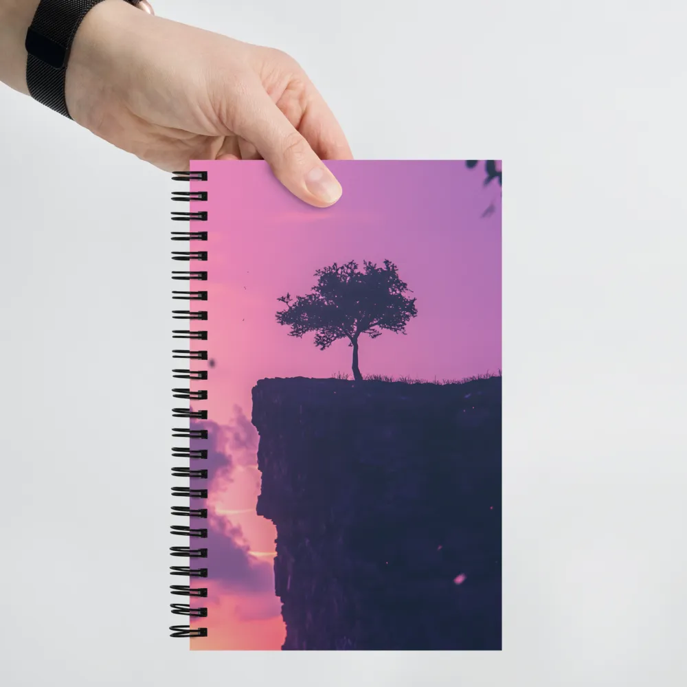 Solitude on the Edge | Spiral Notebook