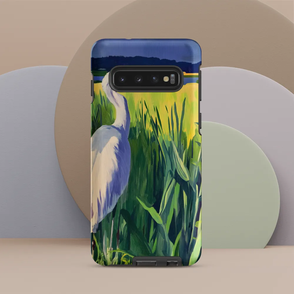 Graceful Presence: The Heron in the Meadow