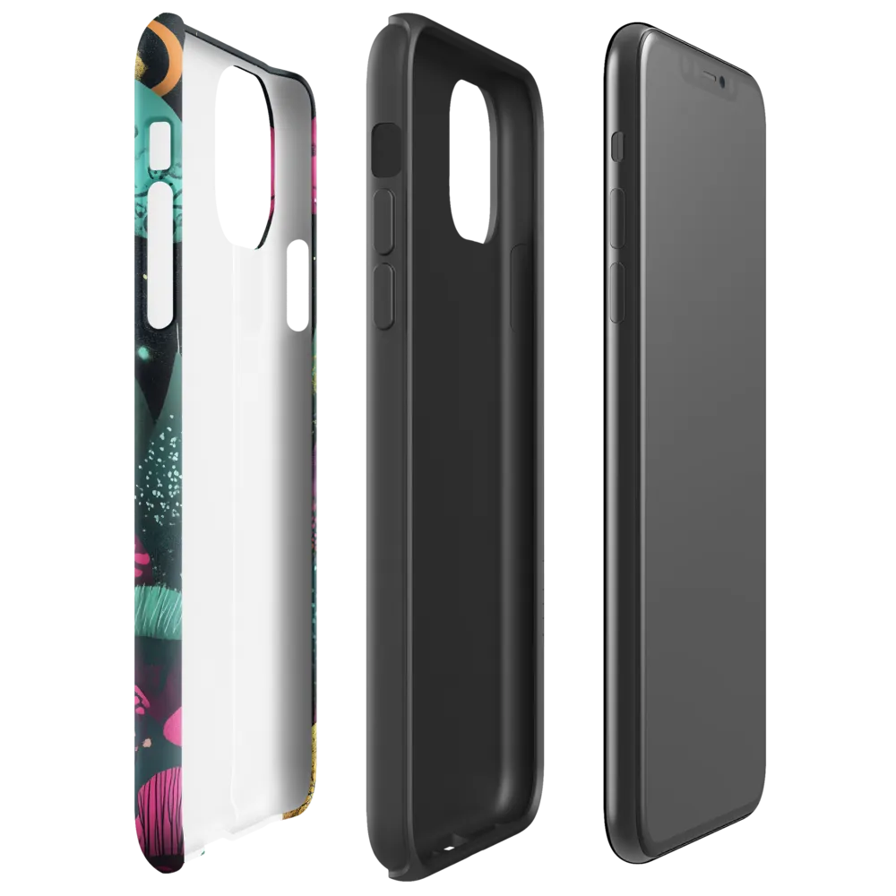 Whimsical Journey through Colorful Lands | Phone Case |  11 Pro Max | Tough Case | Matte