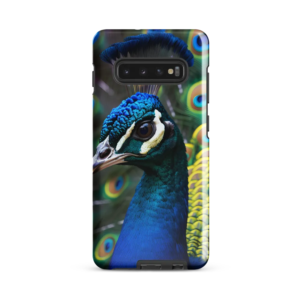 Regal Plumage: The Peacock's Splendor | Phone Case |  S10 Plus | Tough Case | Glossy