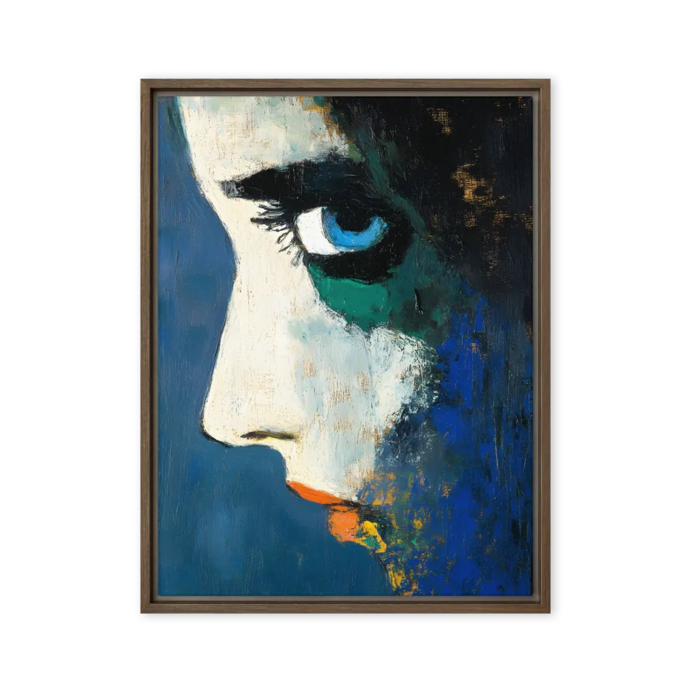 Reflections of Emotion | Canvas with Brown Frame | 24″×32″