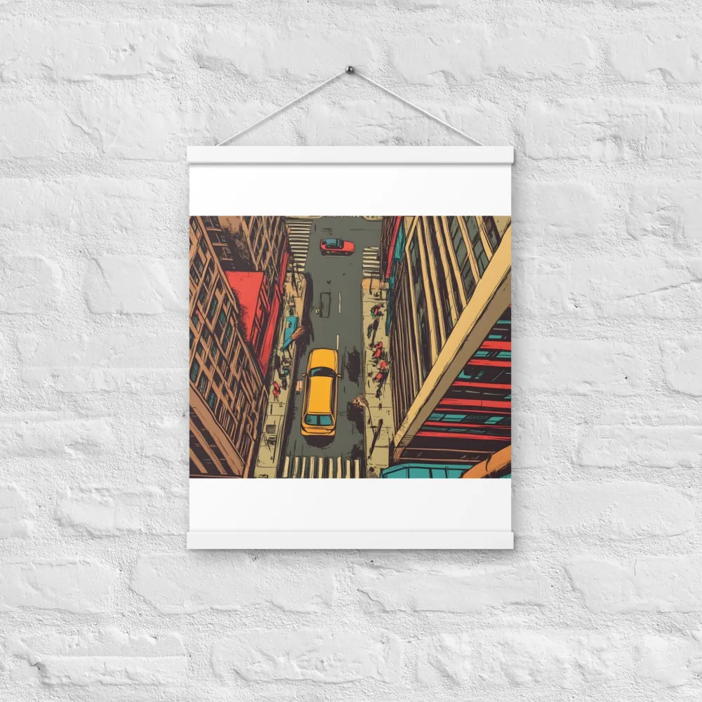 Urban Symphony | Poster With White Wood Hanger | 16″×20″
