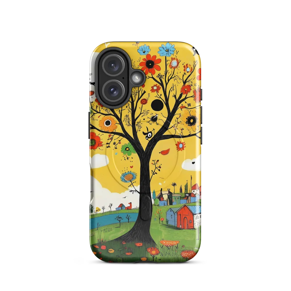 Whimsical Blooms of Life | Phone Case |  16 | MagSafe® Tough Case | Glossy