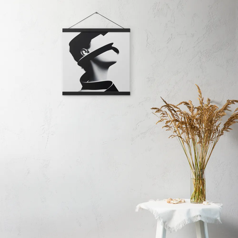 Entwined Identity | Poster With Black Wood Hanger | 16″×16″